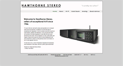 Desktop Screenshot of hawthornestereo.com